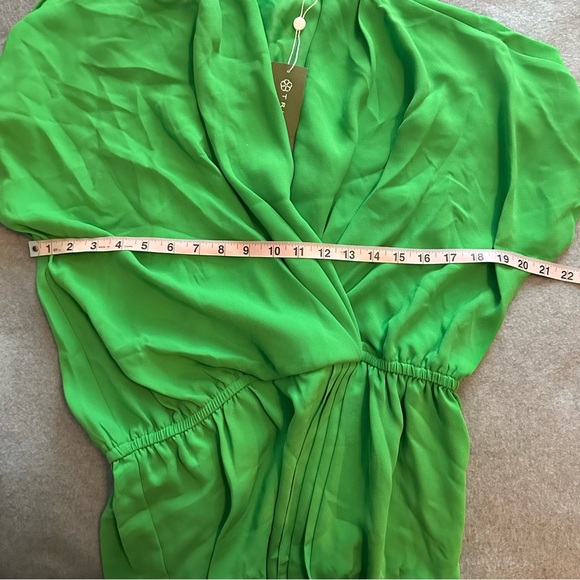 NWT Trina Turk enchantress dress emerald green size L - Picture 6 of 6